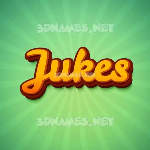 jukes in Green Rays style - 3D name wallpaper jukes in Green Rays style - 3D name wallpaper