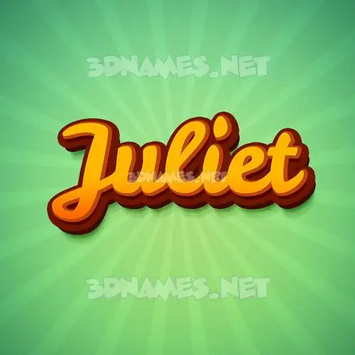 juliet in Green Rays style - 3D name wallpaper juliet in Green Rays style - 3D name wallpaper