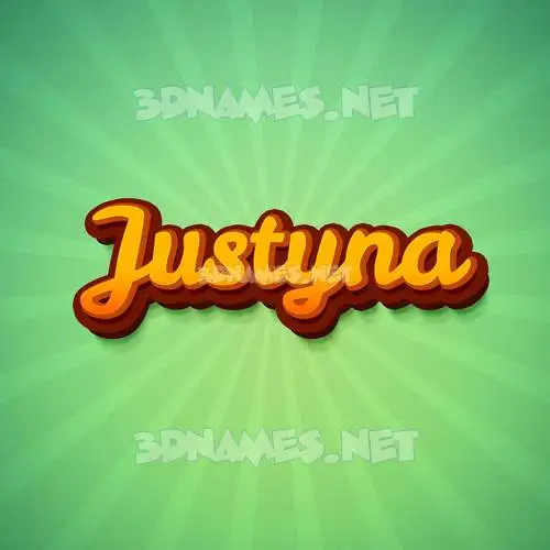 justyna in Green Rays style - 3D name wallpaper justyna in Green Rays style - 3D name wallpaper