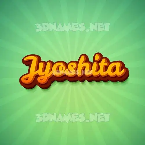 jyoshita in Green Rays style - 3D name wallpaper jyoshita in Green Rays style - 3D name wallpaper