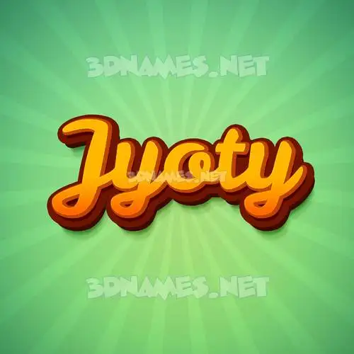 jyoty in Green Rays style - 3D name wallpaper jyoty in Green Rays style - 3D name wallpaper