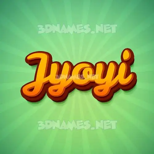 jyoyi in Green Rays style - 3D name wallpaper jyoyi in Green Rays style - 3D name wallpaper