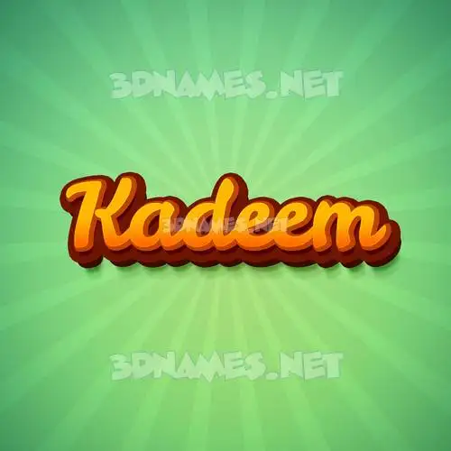 kadeem in Green Rays style - 3D name wallpaper kadeem in Green Rays style - 3D name wallpaper