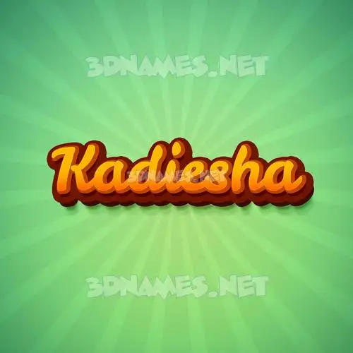 kadiesha in Green Rays style - 3D name wallpaper kadiesha in Green Rays style - 3D name wallpaper