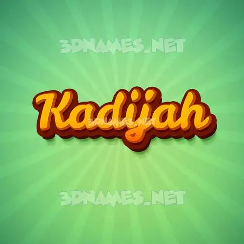kadijah in Green Rays style - 3D name wallpaper kadijah in Green Rays style - 3D name wallpaper