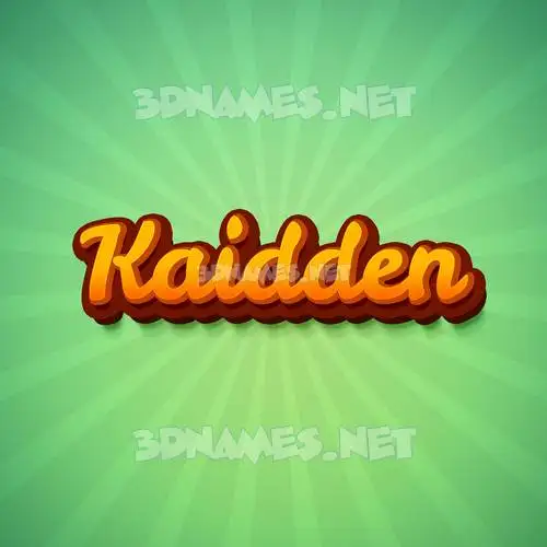 kaidden in Green Rays style - 3D name wallpaper kaidden in Green Rays style - 3D name wallpaper