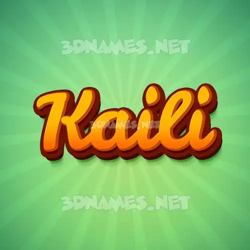 kaili in Green Rays style - 3D name wallpaper kaili in Green Rays style - 3D name wallpaper