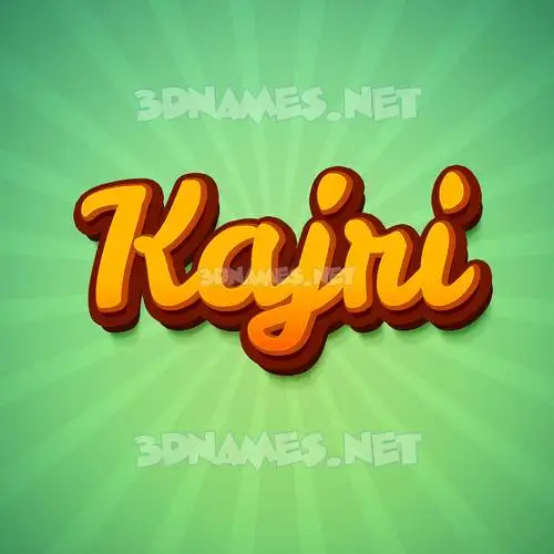 kajri in Green Rays style - 3D name wallpaper kajri in Green Rays style - 3D name wallpaper