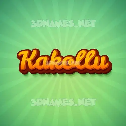 kakollu in Green Rays style - 3D name wallpaper kakollu in Green Rays style - 3D name wallpaper