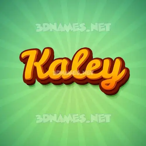 kaley in Green Rays style - 3D name wallpaper kaley in Green Rays style - 3D name wallpaper
