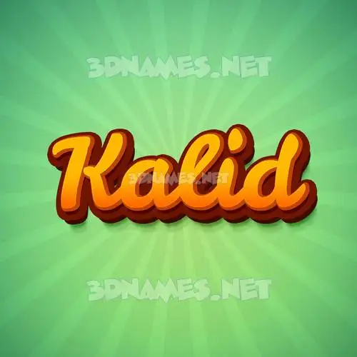 kalid in Green Rays style - 3D name wallpaper kalid in Green Rays style - 3D name wallpaper