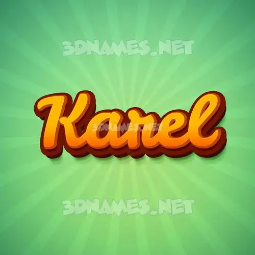 karel in Green Rays style - 3D name wallpaper karel in Green Rays style - 3D name wallpaper