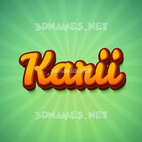 karii in Green Rays style - 3D name wallpaper karii in Green Rays style - 3D name wallpaper