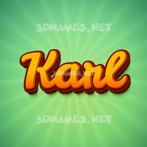 karl in Green Rays style - 3D name wallpaper karl in Green Rays style - 3D name wallpaper
