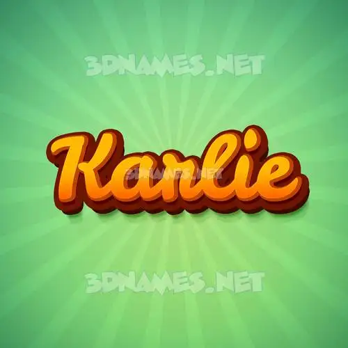 karlie in Green Rays style - 3D name wallpaper karlie in Green Rays style - 3D name wallpaper