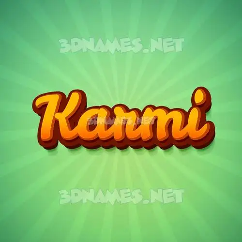 karmi in Green Rays style - 3D name wallpaper karmi in Green Rays style - 3D name wallpaper