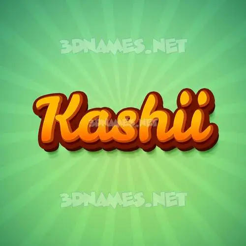 kashii in Green Rays style - 3D name wallpaper kashii in Green Rays style - 3D name wallpaper