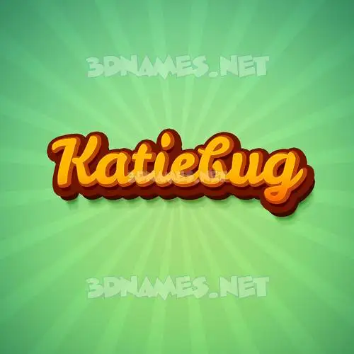 katiebug in Green Rays style - 3D name wallpaper katiebug in Green Rays style - 3D name wallpaper