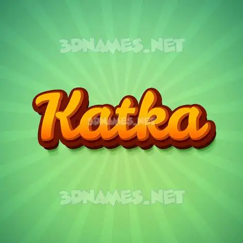 katka in Green Rays style - 3D name wallpaper katka in Green Rays style - 3D name wallpaper