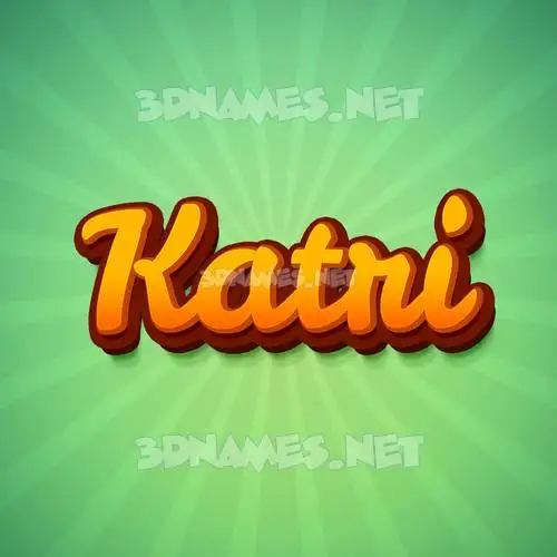 katri in Green Rays style - 3D name wallpaper katri in Green Rays style - 3D name wallpaper