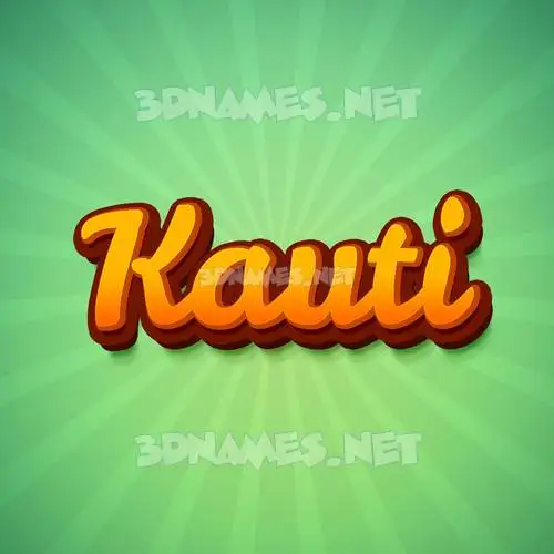 kauti in Green Rays style - 3D name wallpaper kauti in Green Rays style - 3D name wallpaper