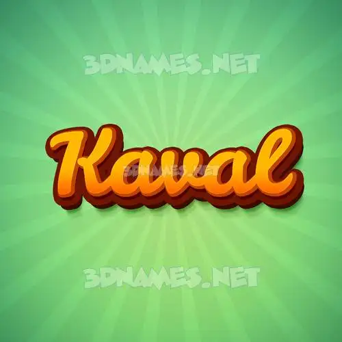 kaval in Green Rays style - 3D name wallpaper kaval in Green Rays style - 3D name wallpaper