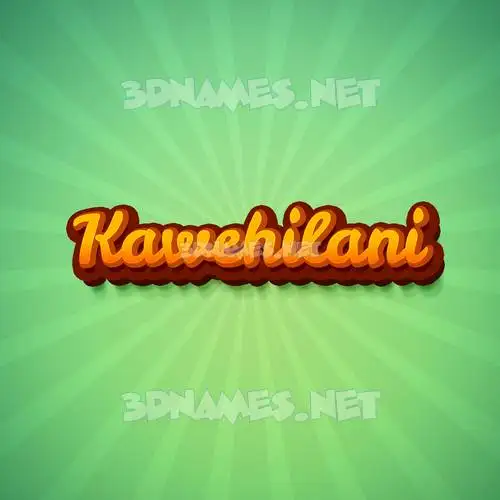 kawehilani in Green Rays style - 3D name wallpaper kawehilani in Green Rays style - 3D name wallpaper