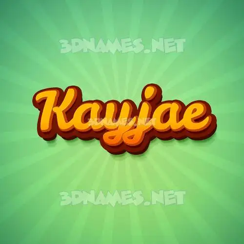 kayjae in Green Rays style - 3D name wallpaper kayjae in Green Rays style - 3D name wallpaper
