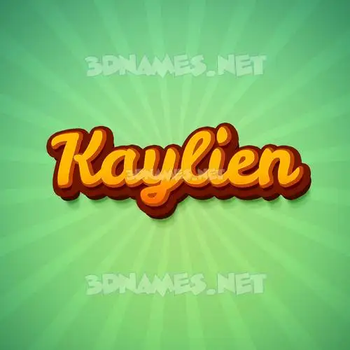 kaylien in Green Rays style - 3D name wallpaper kaylien in Green Rays style - 3D name wallpaper