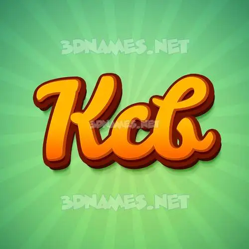 kcb in Green Rays style - 3D name wallpaper kcb in Green Rays style - 3D name wallpaper