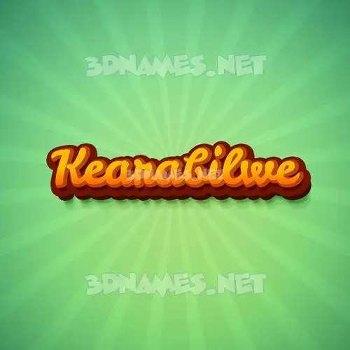 kearabilwe in Green Rays style - 3D name wallpaper kearabilwe in Green Rays style - 3D name wallpaper