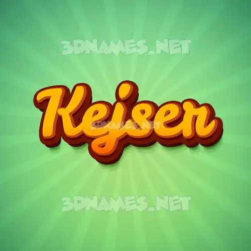 kejser in Green Rays style - 3D name wallpaper kejser in Green Rays style - 3D name wallpaper