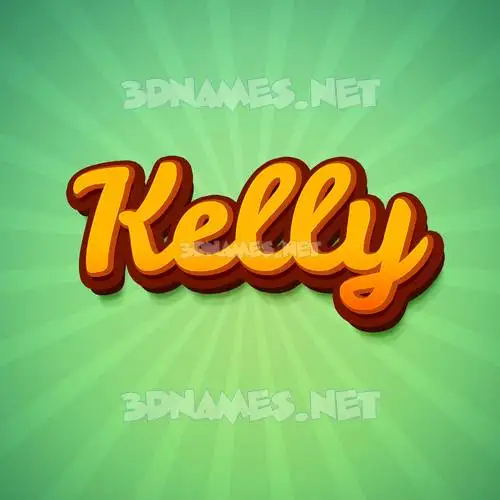 kelly in Green Rays style - 3D name wallpaper kelly in Green Rays style - 3D name wallpaper