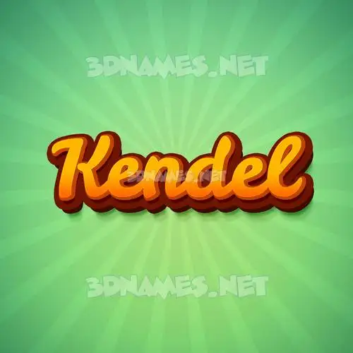 kendel in Green Rays style - 3D name wallpaper kendel in Green Rays style - 3D name wallpaper