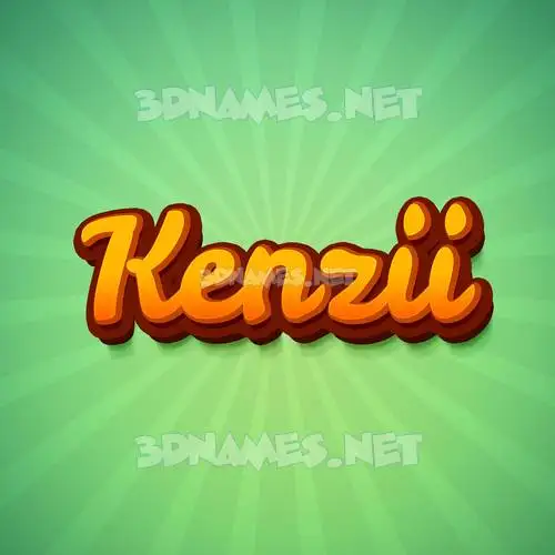 kenzii in Green Rays style - 3D name wallpaper kenzii in Green Rays style - 3D name wallpaper