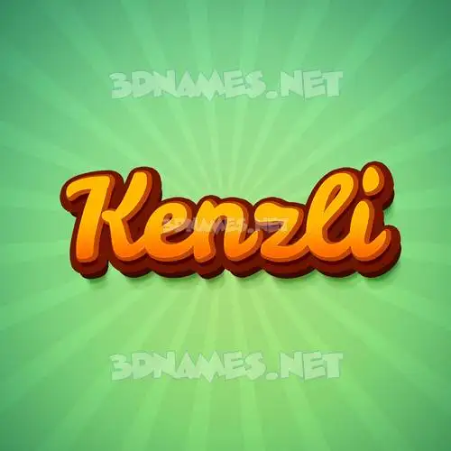 kenzli in Green Rays style - 3D name wallpaper kenzli in Green Rays style - 3D name wallpaper