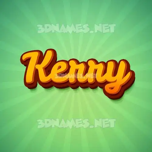 kerry in Green Rays style - 3D name wallpaper kerry in Green Rays style - 3D name wallpaper