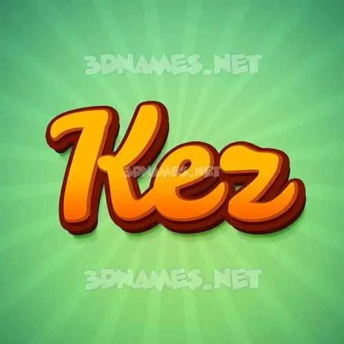 kez in Green Rays style - 3D name wallpaper kez in Green Rays style - 3D name wallpaper