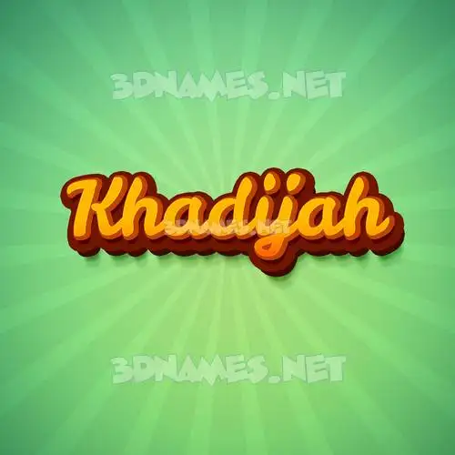 khadijah in Green Rays style - 3D name wallpaper khadijah in Green Rays style - 3D name wallpaper