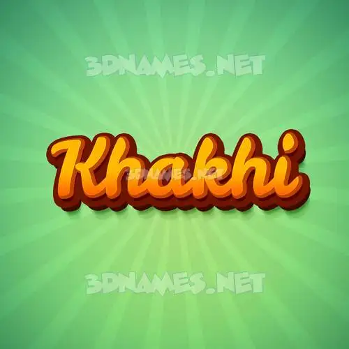 khakhi in Green Rays style - 3D name wallpaper khakhi in Green Rays style - 3D name wallpaper