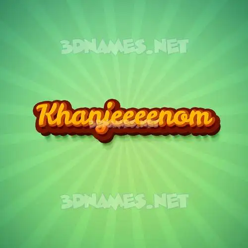 khanjeeeenom in Green Rays style - 3D name wallpaper khanjeeeenom in Green Rays style - 3D name wallpaper