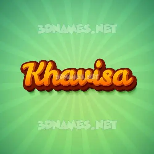 khavisa in Green Rays style - 3D name wallpaper khavisa in Green Rays style - 3D name wallpaper