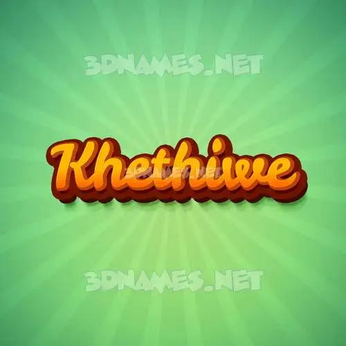 khethiwe in Green Rays style - 3D name wallpaper khethiwe in Green Rays style - 3D name wallpaper