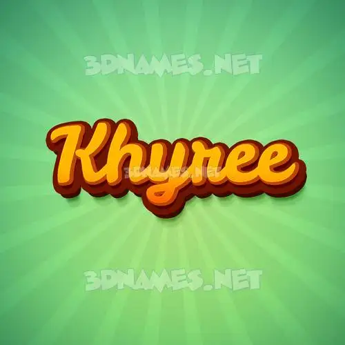 khyree in Green Rays style - 3D name wallpaper khyree in Green Rays style - 3D name wallpaper