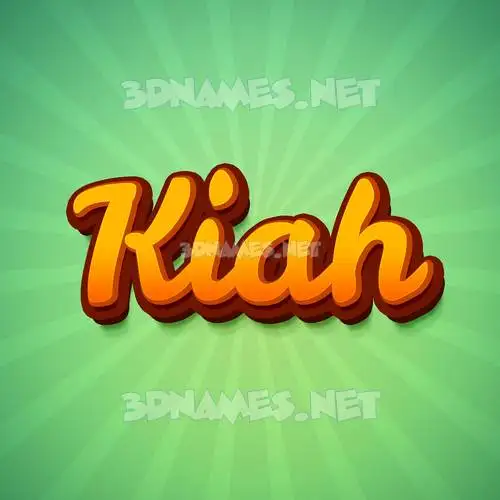 kiah in Green Rays style - 3D name wallpaper kiah in Green Rays style - 3D name wallpaper
