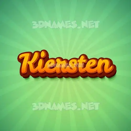 kiersten in Green Rays style - 3D name wallpaper kiersten in Green Rays style - 3D name wallpaper
