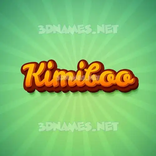 kimiboo in Green Rays style - 3D name wallpaper kimiboo in Green Rays style - 3D name wallpaper