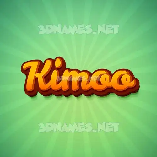 kimoo in Green Rays style - 3D name wallpaper kimoo in Green Rays style - 3D name wallpaper