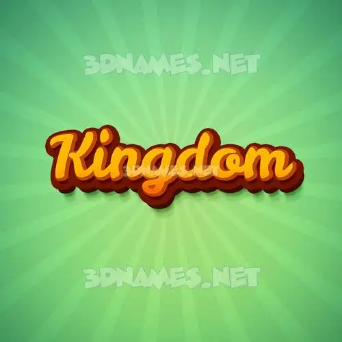 kingdom in Green Rays style - 3D name wallpaper kingdom in Green Rays style - 3D name wallpaper