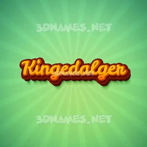 kingedalger in Green Rays style - 3D name wallpaper kingedalger in Green Rays style - 3D name wallpaper